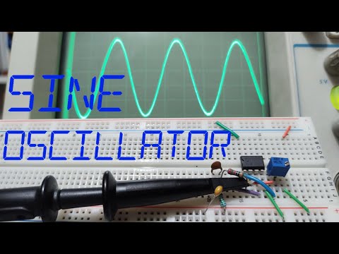 How to Make a Sine Wave Oscillator  /w an OpAmp (Wien Oscillator)