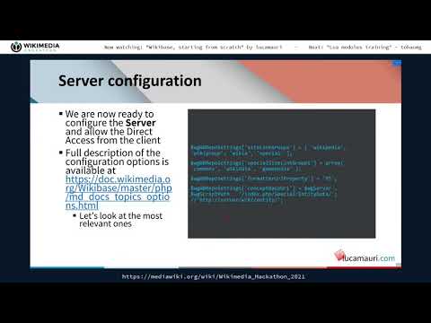 "Wikibase, starting from scratch" by Luca Mauri