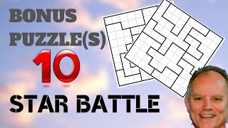 A double bonus: two Star Battle puzzles