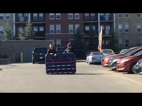 Beckler and Dennis test out Mazda's Smart City Brake Support