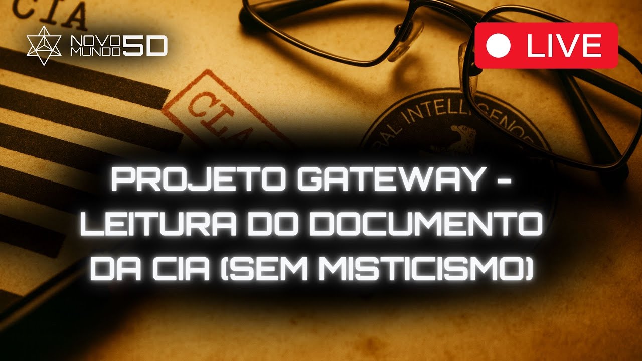 Ruslan Haidar lendo ao vivo o documento da CIA do Projeto Gateway