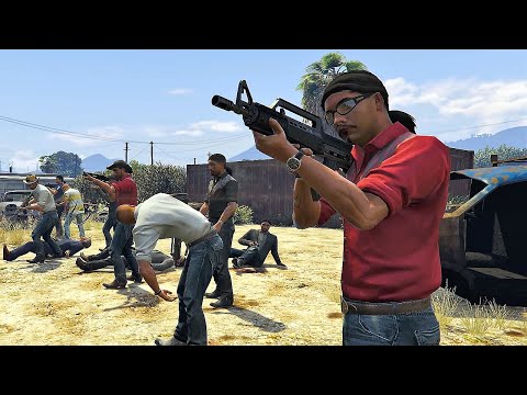 El Rubio's Private Security vs Madrazo Cartel | GTA 5 NPC Wars 80