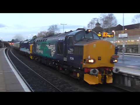 DRS Class 37's no's: 37218-37425 @ Filton Abbey Wood {1Z12} 12/03/2022.