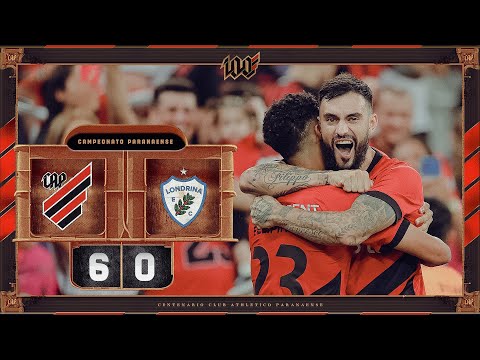 GOLEADA E CLASSIFICAÇÃO! Athletico Paranaense 6x0 Londrina | MELHORES MOMENTOS
