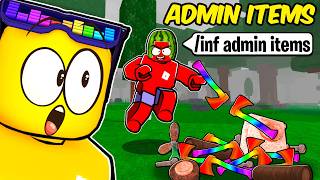 Download lagu Using ADMIN TOOLS to Speedrun 99 Nights in the Forest🔦 mp3