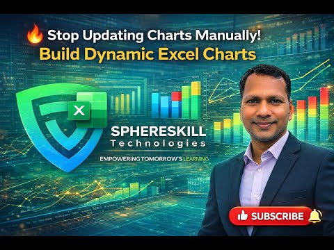 🔥 Stop Updating Charts Manually! Build Dynamic Excel Charts