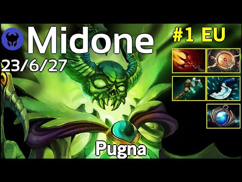 Midone [Secret] plays Pugna!!! Dota 2 7.21