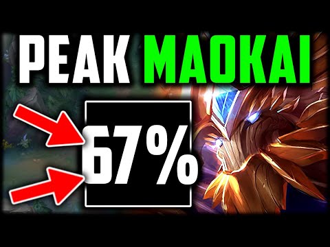 NEW MAOKAI BUILD TURNS HIM INTO A S+ JUNGLER - Maokai Season 13 League of Legends