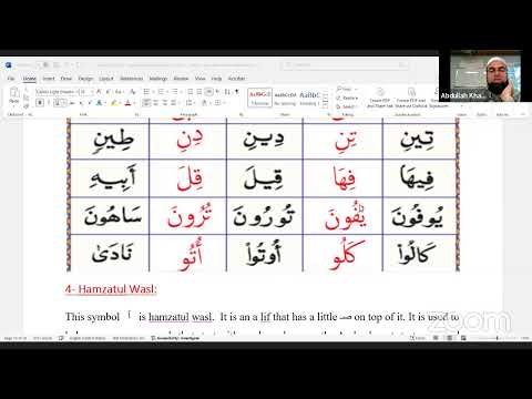 Quran made easy - Part 1 - rule 3 - madd or no madd - Sh. Abdullah khadra