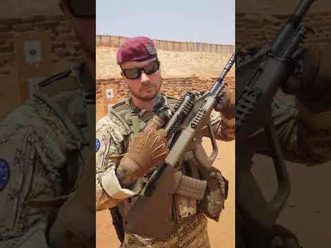 Schießtraining mit dem StG 77 A2 Kommando in Mali