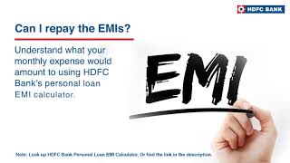 Questions To Ask Before Taking A Personal Loan | HDFC Bank