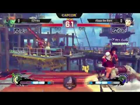 [EVO 2014 USFIV] FGTV Hiro (Blanka) vs r-Kappa Alex Myers (Sakura)