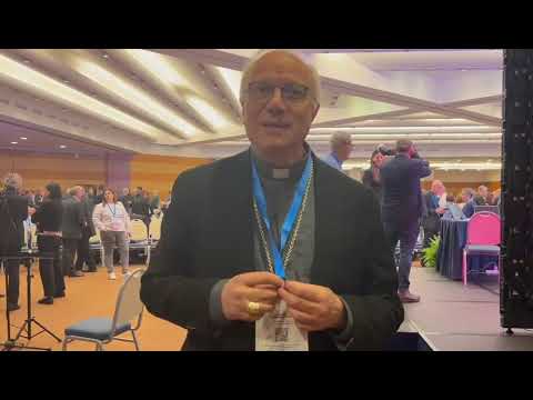Archbishop Giuseppe Baturi, Secretary General of the Italian Episcopal Conference (CEI), discusse...