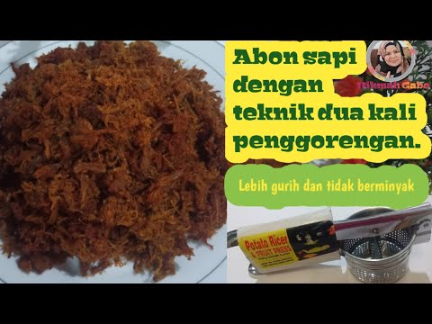 , title : 'Resep abon sapi kering dan tahan lama||How to make delicious shredded beef.'