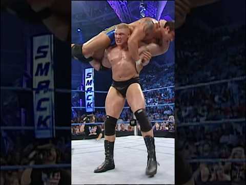 Brock Lesnar F5’s a young Randy Orton!