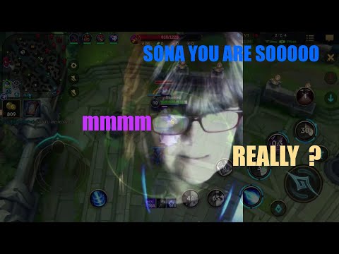 Sona you are so AD!  OK Ashe 🤣 Wild Rift Ranked PCGameplay 🎶🎧🎵GMV