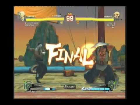 SSF4 WarriorBySand (Gen) vs nouryu (Gouken) Part1