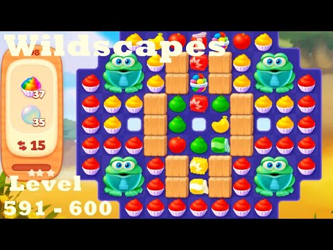 Wildscapes Level 591 - 600 UHD Walkthrough | Gameplay | 3 - match game | ios | android | pc | app