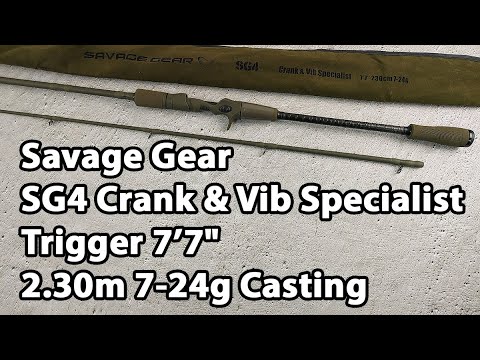 Спінінг Savage Gear SG4 Crank & Vib Specialist Trigger 7’7"/2.30m 7-24g Casting