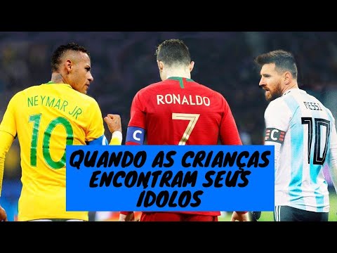 QUANDO AS CRIANÇAS ENCONTRAM SEUS ÍDOLOS