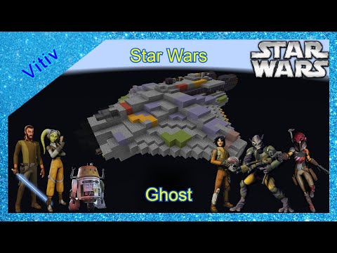 Build STAR WARS Ghost in Minecraft FAST!