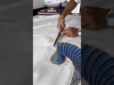 Peacock Handwork Koti Kurta Set 🦚 | MAYUR Designer #shorts #mensfashion #indianattire