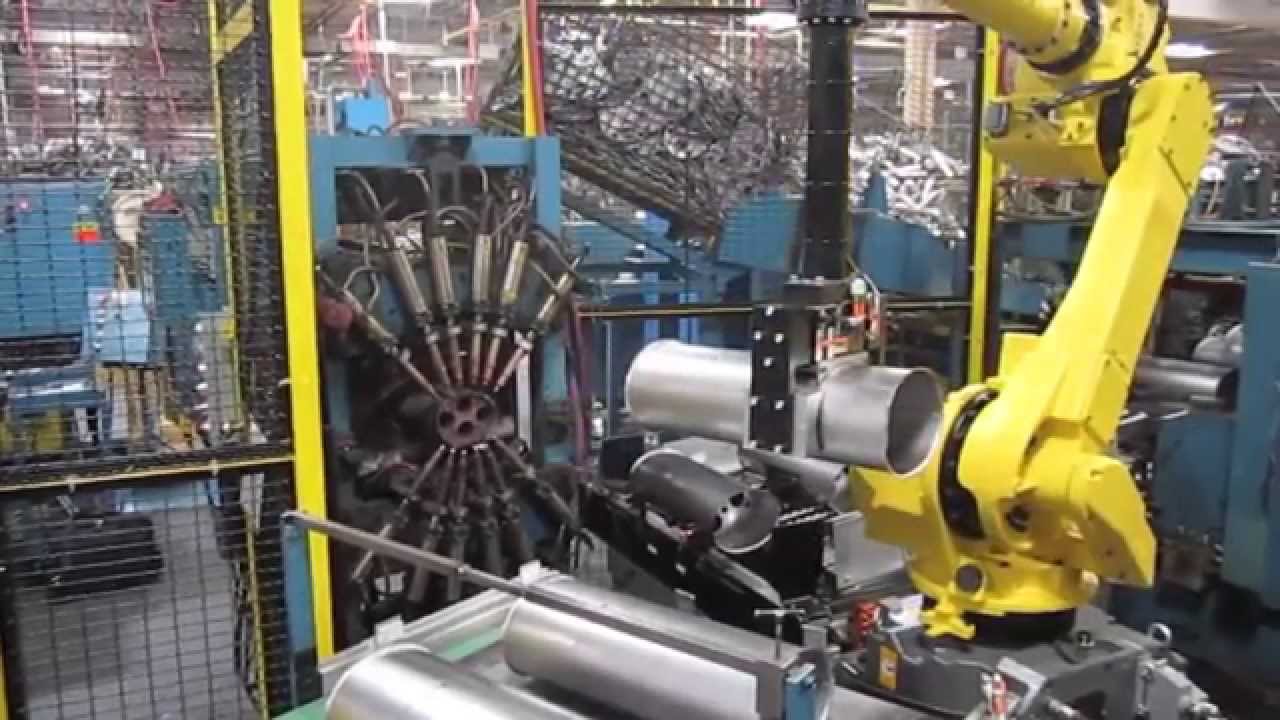 Automated Robotic Spot Welding Cell