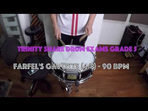 Trinity Guildhall - Grade 5 Snare Drum : Farfel's Gavotte