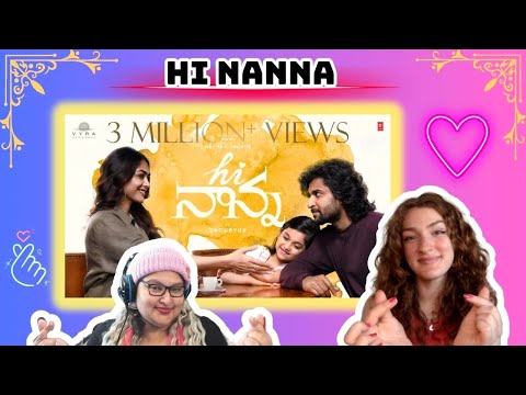 Hi Nanna| Telugu Glimpse REACTION| Nani| Mrunal Thakur| Shouryuv 