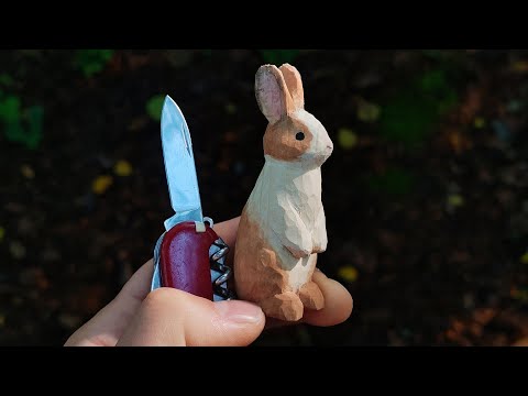 Schnitzen Sie ein 1x1 Kaninchen | Schritt-für-Schritt-Anleitung