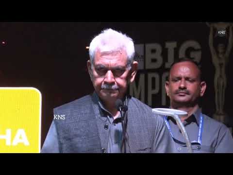 Lieutenant Governor Manoj Sinha attended the ‘Big Impact Awards J&K 2026’ in Jammu.
