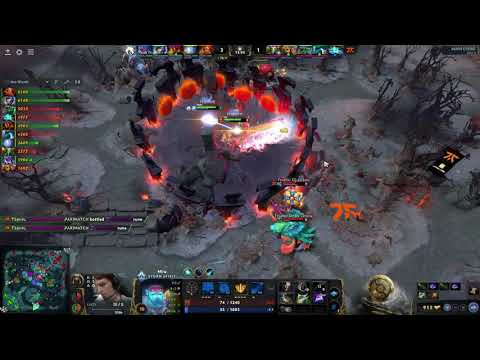 Chyuan Storm Spirit Surviving 4 man Ganks Fnatic vs Team Spirit Lower Bracket Elimination TI 10