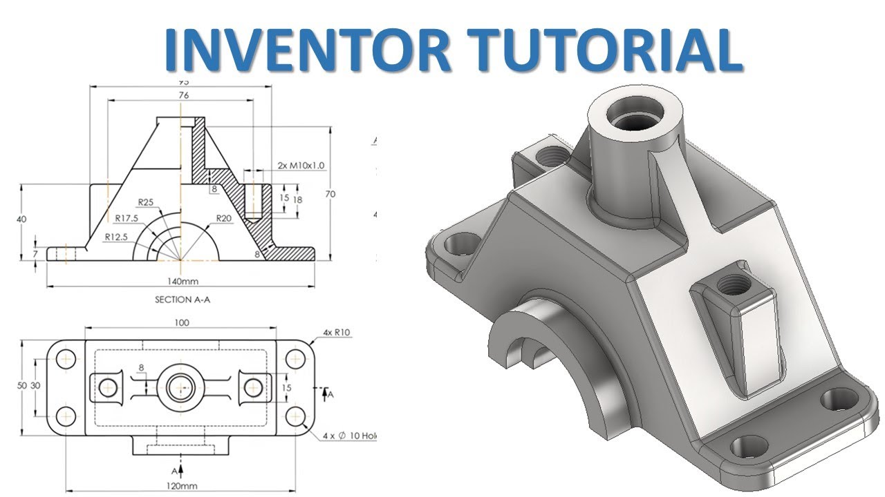 Inventor Tutorial #278 | 3D Model Basic Beginners