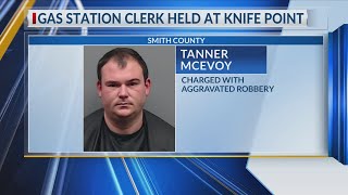 Suspect captured after alleged robbery at Smith County gas station