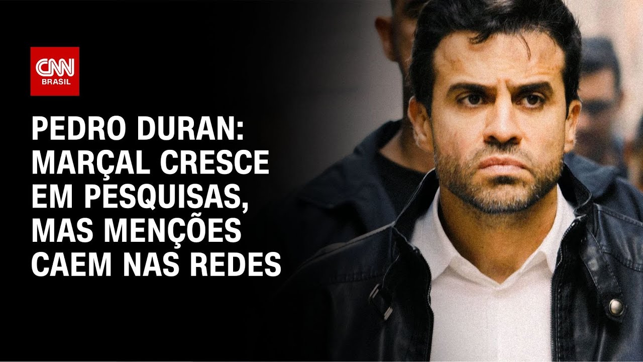 Pedro Duran: Marçal cresce em pesquisas, mas menções caem nas redes | CNN  NOVO DIA