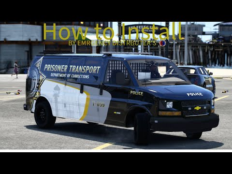 How to install Prisoner Transport Van by Emergency distributers into LSPDFR| GTA V