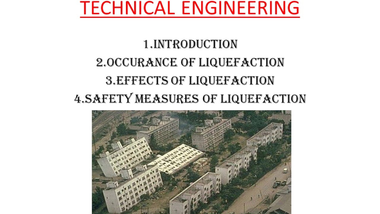 liquefaction ppt