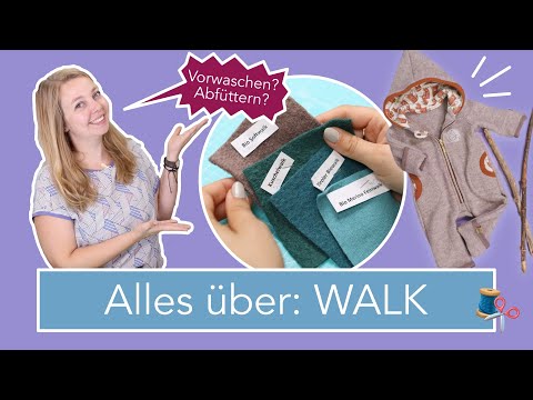 Nastjas Stoffkunde: WALK – alles, was du wissen musst zum Thema Walk nähen!