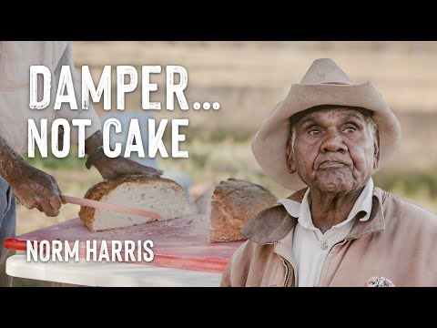 Making a campfire damper in the Australian Outback