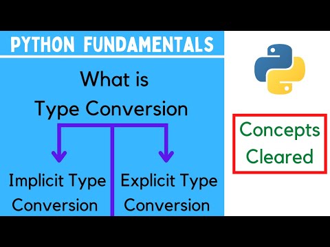 Python Fundamentals Type Conversion In Python Type Casting In Python