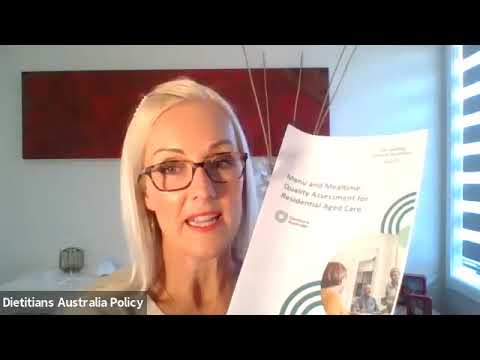 Menu and Mealtime Quality Assessment for Residential Aged Care