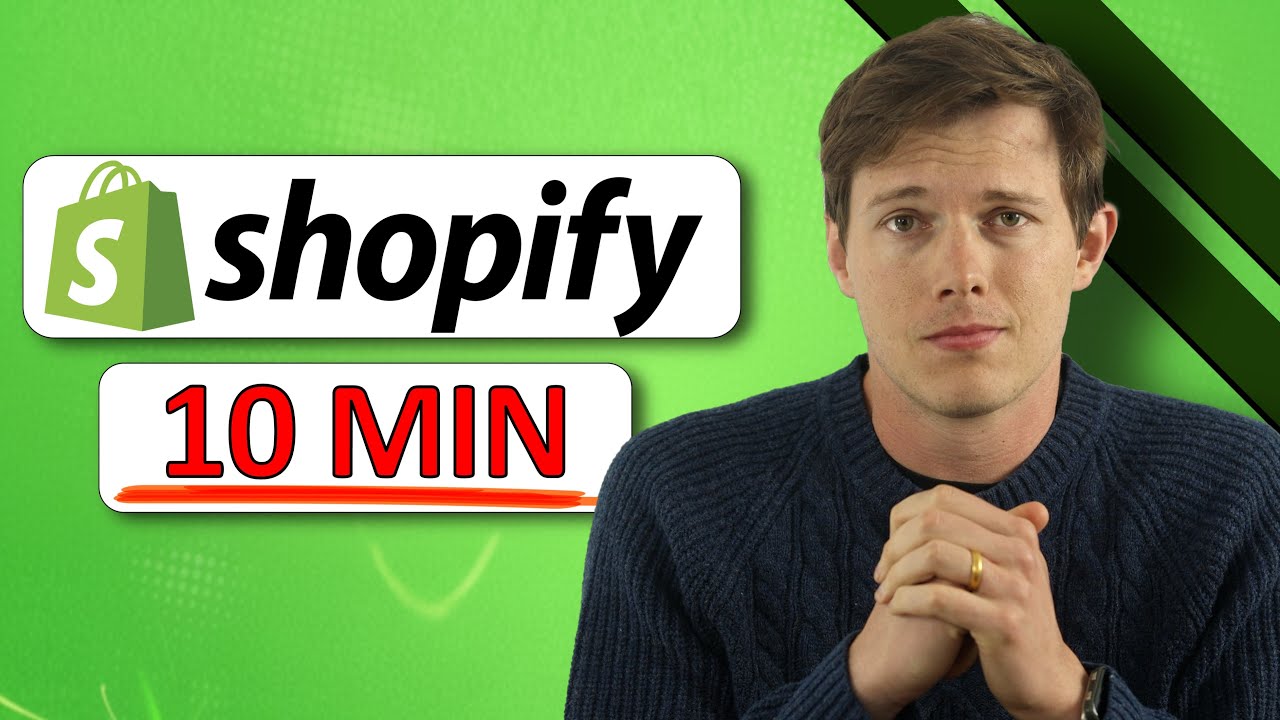 Make Your Shopify Store in 10 Minutes