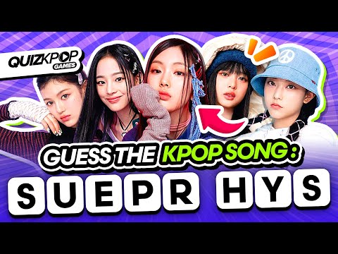 GUESS THE KPOP SONG BY SCRAMBLED TITLE #4 | QUIZ KPOP GAMES 2023 - KPOP QUIZ TRIVIA - YouTube