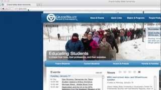 Advising Video Logging into MyBanner - GVSU