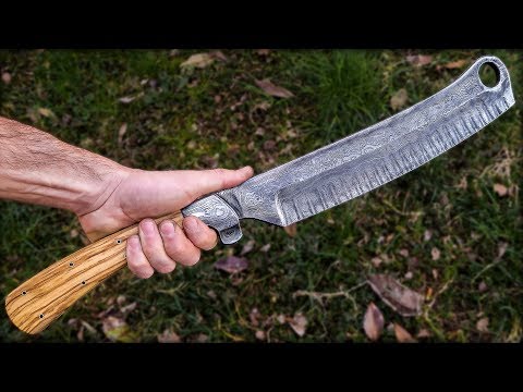 Finishing The "Slavic Razor" forged by MAN AT ARMS Video