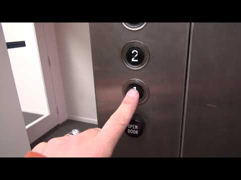 Vintage Otis Lexan Hydraulic Elevator at 119 Orange St, Durham, NC