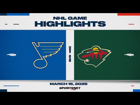 NHL Highlights | Blues vs. Wild - March 15, 2025