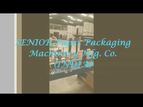Paper Bag Making Machine Model BAGMAC Senior 2- III With Four Colour online Printing