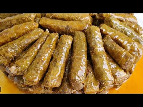 Yaprak sarmasini bu iç harcı ile hazirlayin herkes sizden tarif isteyecek zeytinyağlı yaprak dolması