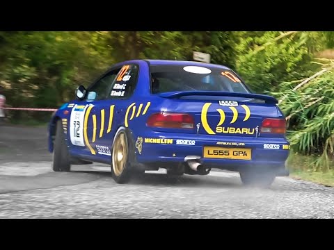 Subaru Impreza 555 GC8 Gr. A at RallyLegend 2020 w/ Great Flat-4 Rumble!
